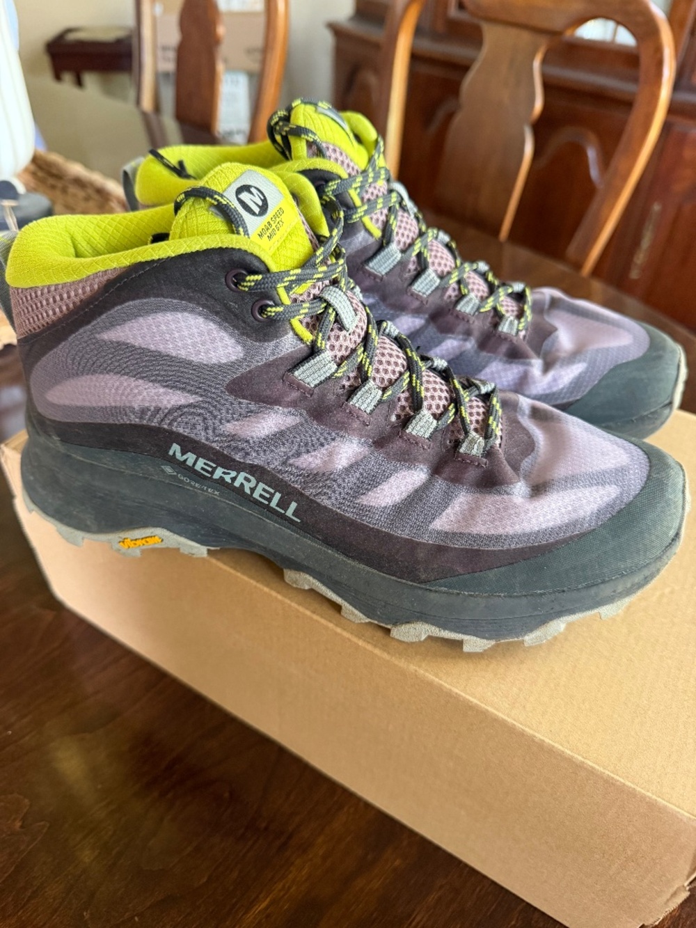 Merrell Moab Speed Mid GTX Hiking Boots, 9 - Picture 2 of 5